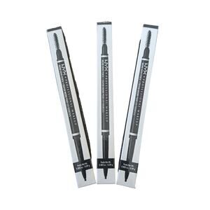 NYX 3 pack Micro Eyebrow Pencil MBP07 Espresso Brown Waterproof Smudge Resistant
